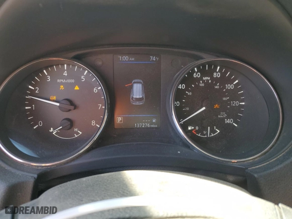 2018 Nissan Rogue SV with VIN 5N1AT2MV5JC717471, listed as a Copart auction lot 48139345 with 137,276 mi miles and Salvage Title. Bid and sale history available at carsss.com. Image 9.