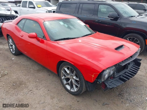 2023 Dodge Challenger GT with VIN 2C3CDZJG2PH503668, listed as a IAAI auction lot 41878675 with 52,899 mi miles. Bid and sale history available at carsss.com. Image 1.