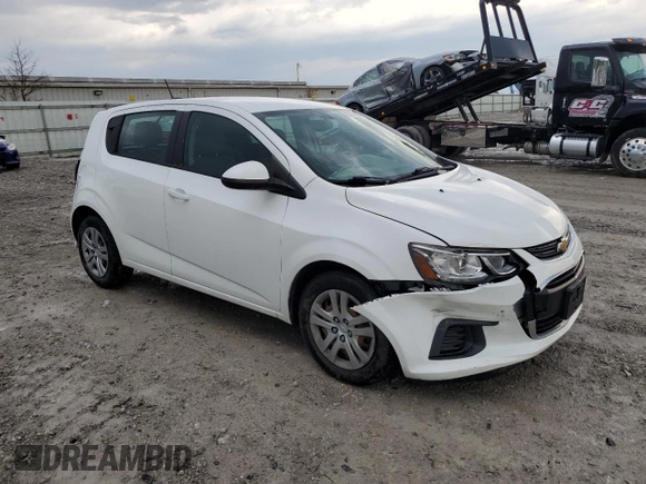 2017 Chevrolet Sonic LT with VIN 1G1JG6SH0H4144831, listed as a Copart auction lot 53252905 with 148,710 mi miles and Salvage title. Bid and sale history available at DreamBid. Image 4.