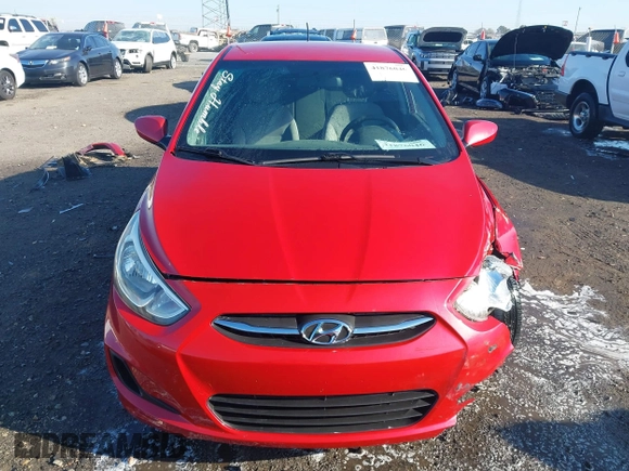 2015 Hyundai Accent GS with VIN KMHCT5AE9FU198103, listed as a IAAI auction lot 41876046 with 84,485 mi miles. Bid and sale history available at carsss.com. Image 12.