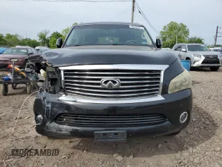 2012 Infiniti QX56 7-passenger z VIN JN8AZ2NE6C9020963, wystawiony jako Copart lot #58392675 z przebiegiem 256 752 mil mil oraz Szkoda całkowita • Salvage title. Historia ofert i sprzedaży dostępna na DreamBid. Obrazek 5.
