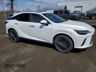 2023 Lexus RX 350 with VIN 2T2BAMCA6PC009752, listed as a Copart auction lot 75423764 with 27,726 mi miles and Salvage title. Bid and sale history available at DreamBid. Image 4.