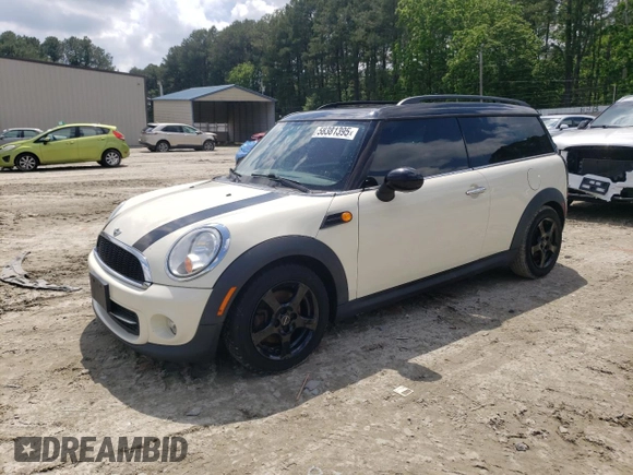 2012 MINI Clubman z VIN WMWZF3C56CT190420, wystawiony jako Copart lot #58381395 z przebiegiem 136 529 mil mil oraz Czysty tytuł • Clean title. Historia ofert i sprzedaży dostępna na DreamBid. Obrazek 1.