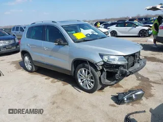 2013 Volkswagen Tiguan SE with VIN WVGAV7AX4DW545658, listed as a IAAI auction lot 41523168 with 188,729 mi miles and . Bid and sale history available at DreamBid. Image 1.
