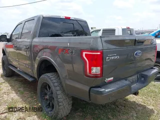 2017 Ford F-150 XL with VIN 1FTEW1EF6HKD40423, listed as a IAAI auction lot 42142735 with 155,675 mi miles. Bid and sale history available at carsss.com. Image 3.