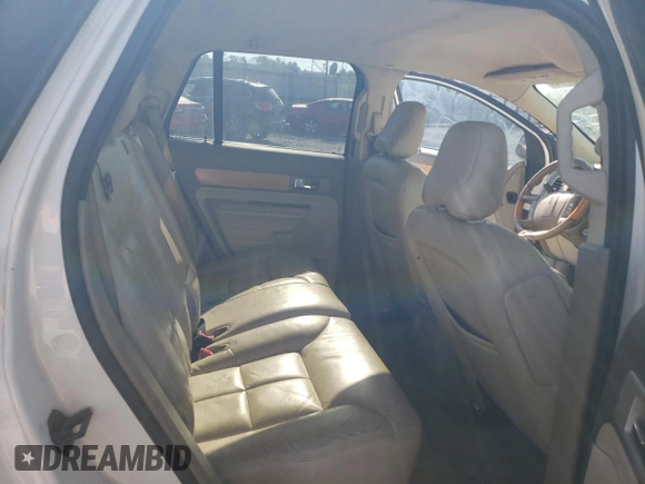 2007 Lincoln MKX with VIN 2LMDU68C47BJ05107, listed as a Copart auction lot 86333744 with 216,405 mi miles and Salvage Title. Bid and sale history available at carsss.com. Image 10.