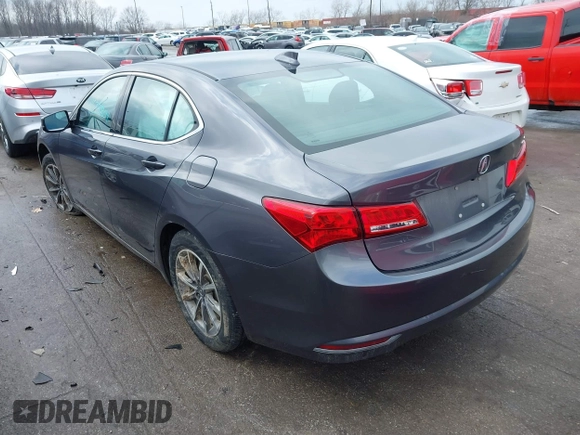 2020 Acura TLX with VIN 19UUB1F30LA001670, listed as a IAAI auction lot 41638804 with 95,122 mi miles. Bid and sale history available at carsss.com. Image 3.
