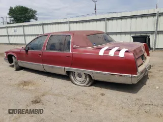 1993 Cadillac Fleetwood z VIN 1G6DW5279PR721904, wystawiony jako Copart lot #46457615 z przebiegiem Nie podano mil oraz Szkoda całkowita • Salvage title. Historia ofert i sprzedaży dostępna na DreamBid. Obrazek 2.