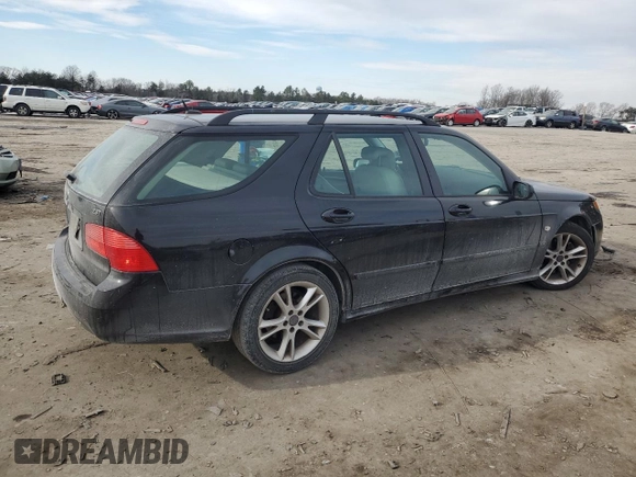 2006 Saab 9-5 with VIN YS3ED59G163523647, listed as a Copart auction lot 88954345 with 218,832 mi miles and Clean Title. Bid and sale history available at carsss.com. Image 3.