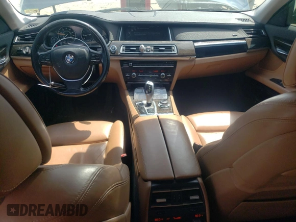 2013 BMW 7 Series 750i xDrive with VIN WBAYB6C54DD224102, listed as a Copart auction lot 60791495 with 126,218 mi miles and Clean title. Bid and sale history available at DreamBid. Image 8.