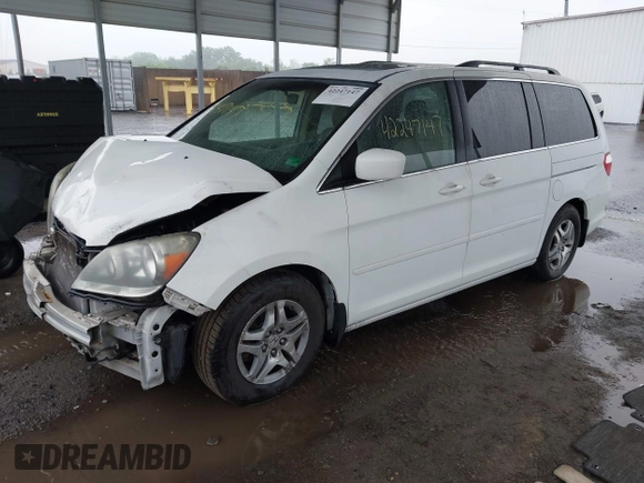2007 Honda Odyssey EX-L z VIN 5FNRL38717B400727, wystawiony jako IAAI lot #42247147 z przebiegiem 199 430 mil mil oraz . Historia ofert i sprzedaży dostępna na DreamBid. Obrazek 17.