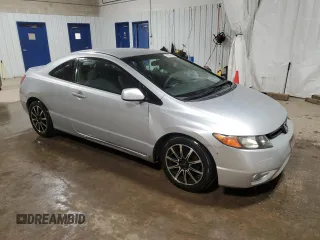 2008 Honda Civic Cpe LX with VIN 2HGFG12638H513149, listed as a Copart auction lot 51589465 with 167,477 mi miles and Salvage Title. Bid and sale history available at carsss.com. Image 4.