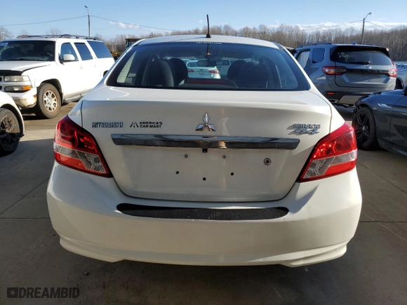 2019 Mitsubishi Mirage G4 ES with VIN ML32F3FJ5KHF12212, listed as a Copart auction lot 42774605 with 74,860 mi miles and Non Repairable. Bid and sale history available at carsss.com. Image 6.