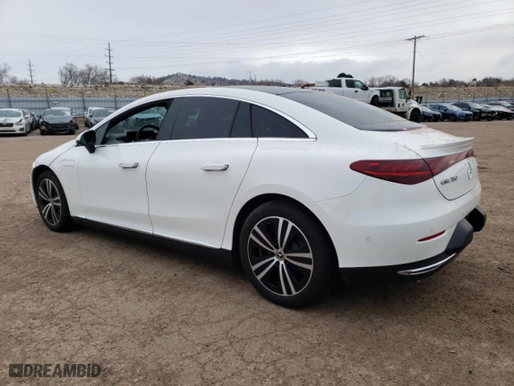 2023 Mercedes-Benz EQE with VIN W1KEG1CB2PF026245, listed as a Copart auction lot 47941284 with 0 mi miles and Salvage Title. Bid and sale history available at carsss.com. Image 2.