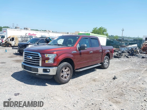 2016 Ford F-150 XLT with VIN 1FTEW1EF2GFD09497, listed as a IAAI auction lot 42579362 with 95,337 mi miles and . Bid and sale history available at DreamBid. Image 2.