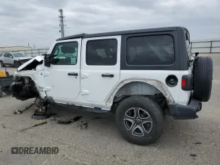 2020 Jeep Wrangler Unlimited Sport S с VIN 1C4HJXDN1LW341326, выставлен на аукционе Copart как лот 54741625 с пробегом 97 100 миль миль и Списание • Salvage title. История ставок и продаж доступна на DreamBid. Изображение 2.