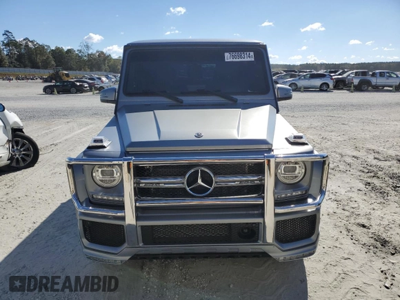 2018 Mercedes-Benz G-Class AMG G 63 with VIN WDCYC7DH4JX287719, listed as a Copart auction lot 76698314 with 45,146 mi miles and Salvage Title. Bid and sale history available at carsss.com. Image 5.
