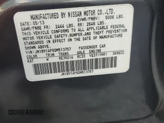 2013 Infiniti M37 with VIN JN1BY1AP6DM513757, listed as a Copart auction lot 79410424 with 0 mi miles and Salvage Title. Bid and sale history available at carsss.com. Image 12.