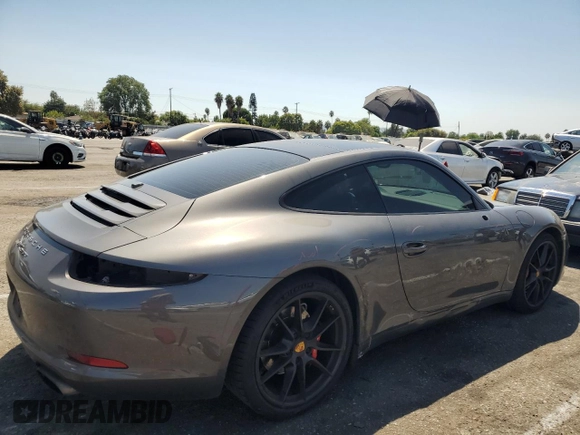 2013 Porsche 911 Carrera with VIN WP0AA2A93DS107533, listed as a Copart auction lot 68854024 with 47,601 mi miles and Salvage Title. Bid and sale history available at DreamBid. Image 3.