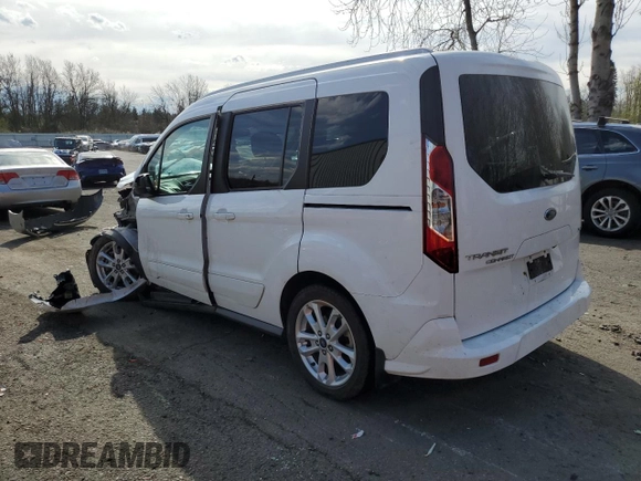 2015 Ford Transit Connect XLT with VIN NM0AE8F78F1204103, listed as a Copart auction lot 50800425 with 83,075 mi miles and Salvage title. Bid and sale history available at DreamBid. Image 2.