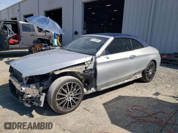 2020 Mercedes-Benz C 300 with VIN W1KWK8DB3LG003622, listed as a Copart auction lot 53113035 with 64,996 mi miles and Salvage Title. Bid and sale history available at DreamBid. Image 1.