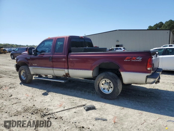 2004 Ford F-250 XL with VIN 1FTNX21P54EC66020, listed as a Copart auction lot 52016515 with 337,412 mi miles and Salvage title. Bid and sale history available at DreamBid. Image 2.