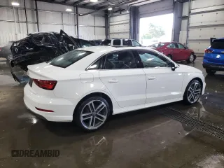 2017 Audi A3 Sedan Premium Plus with VIN WAUGUGFFXH1032772, listed as a Copart auction lot 63708014 with 41,448 mi miles and Salvage Title. Bid and sale history available at carsss.com. Image 3.