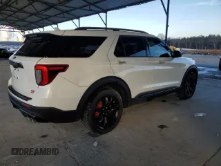 2024 Ford Explorer ST with VIN 1FM5K8GC1RGA32437, listed as a Copart auction lot 87747875 with 5,565 mi miles and Salvage Title. Bid and sale history available at carsss.com. Image 3.