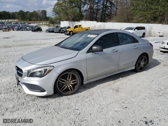 2018 Mercedes-Benz CLA with VIN WDDSJ4GB5JN580179, listed as a Copart auction lot 49131165 with NaN miles and Clean Title. Bid and sale history available at carsss.com. Image 1.