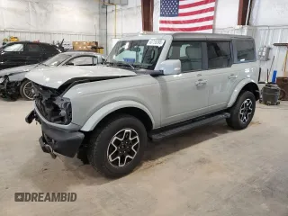 2022 Ford Bronco z VIN 1FMEE5DP8NLB90711, wystawiony jako Copart lot #63755395 z przebiegiem 22 660 mil mil oraz Szkoda całkowita • Salvage title. Historia ofert i sprzedaży dostępna na DreamBid. Obrazek 1.