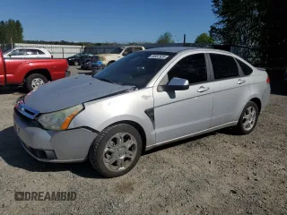 2008 Ford Focus SE with VIN 1FAHP35N68W225445, listed as a Copart auction lot 55587925 with 109,547 mi miles and Salvage Title. Bid and sale history available at DreamBid. Image 1.