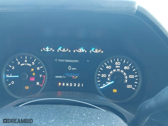 2015 Ford F-150 XLT with VIN 1FTEX1E89FKE27941, listed as a IAAI auction lot 41660854 with 89,386 mi miles. Bid and sale history available at carsss.com. Image 7.
