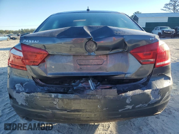 2015 Volkswagen Passat S with VIN 1VWAS7A36FC013288, listed as a Copart auction lot 76267614 with 145,434 mi miles and Salvage title. Bid and sale history available at DreamBid. Image 6.