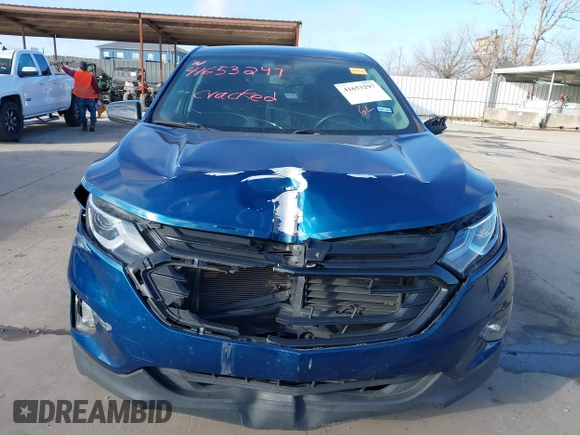 2021 Chevrolet Equinox LT with VIN 3GNAXKEV7ML366165, listed as a IAAI auction lot 41653297 with 66,671 mi miles. Bid and sale history available at carsss.com. Image 12.