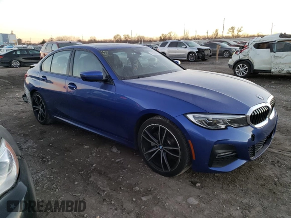 2019 BMW 3 Series 330i xDrive with VIN WBA5R7C52KAJ78370, listed as a Copart auction lot 67735892 with 75,102 mi miles. Bid and sale history available at carsss.com. Image 4.
