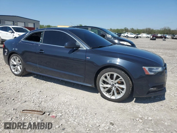 2016 Audi A5 Premium Plus with VIN WAUM2AFRXGA012620, listed as a Copart auction lot 53327735 with 138,216 mi miles and Salvage title. Bid and sale history available at DreamBid. Image 4.