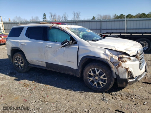 2022 GMC Acadia SLT with VIN 1GKKNML49NZ181042, listed as a Copart auction lot 44181015 with 54,972 mi miles and Salvage Title. Bid and sale history available at carsss.com. Image 4.