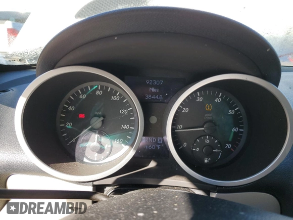2008 Mercedes-Benz SLK 280 with VIN WDBWK54F48F186729, listed as a Copart auction lot 49432735 with 92,307 mi miles and Salvage title. Bid and sale history available at DreamBid. Image 9.