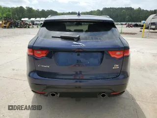 2018 Jaguar F-Pace S with VIN SADCM2FV7JA255776, listed as a Copart auction lot 53561575 with 82,005 mi miles and Salvage title. Bid and sale history available at DreamBid. Image 6.