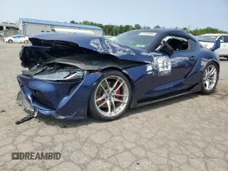 2020 Toyota Supra 3.0 with VIN WZ1DB4C09LW026212, listed as a Copart auction lot 59109685 with 74,041 mi miles and Salvage title. Bid and sale history available at DreamBid. Image 1.