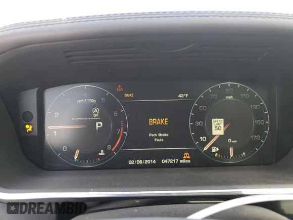 2014 Land Rover Range Rover with VIN SALGW3TF9EA168843, listed as a Copart auction lot 47099805 with 47,217 mi miles and Clean title. Bid and sale history available at DreamBid. Image 9.