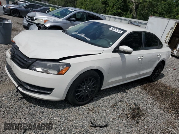 2013 Volkswagen Passat S with VIN 1VWAP7A3XDC012739, listed as a Copart auction lot 63841305 with 249,329 mi miles and Salvage title. Bid and sale history available at DreamBid. Image 1.