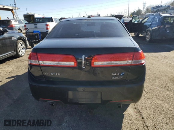 2011 Lincoln MKZ Hybrid with VIN 3LNDL2L34BR768735, listed as a Copart auction lot 47475795 with 190,586 mi miles and Clean Title. Bid and sale history available at carsss.com. Image 6.