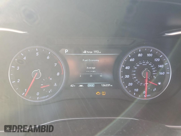 2019 Genesis G70 2.0T Advanced with VIN KMTG64LA0KU037457, listed as a Copart auction lot 86266454 with 126,237 mi miles and Salvage Title. Bid and sale history available at carsss.com. Image 9.