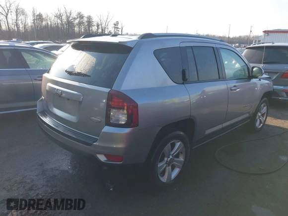 2016 Jeep Compass High Altitude Edition with VIN 1C4NJDEBXGD780502, listed as a IAAI auction lot 41478069 with 160,200 mi miles. Bid and sale history available at carsss.com. Image 4.