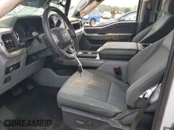 2023 Ford F-150 XL with VIN 1FTEW1EP1PFB86459, listed as a Copart auction lot 60636815 with 39,423 mi miles and Clean title. Bid and sale history available at DreamBid. Image 7.