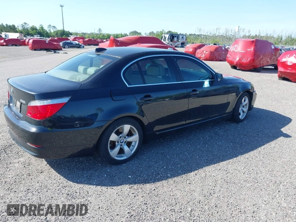 2008 BMW 5 Series 528i with VIN WBANU53548CT17074, listed as a IAAI auction lot 39244408 with 85,906 mi miles and . Bid and sale history available at carsss.com. Image 4.