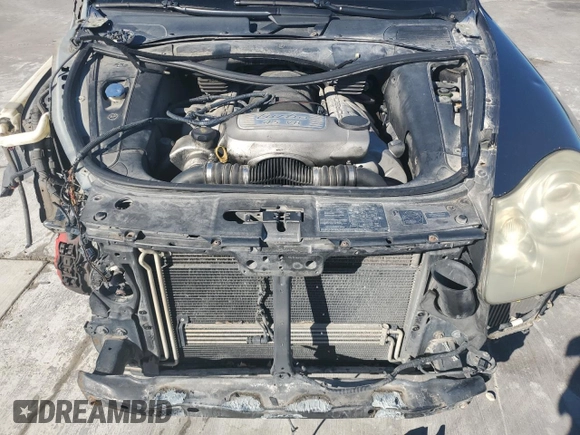 2005 Porsche Cayenne Turbo with VIN WP1AC29P35LA90093, listed as a Copart auction lot 85751494 with 0 mi miles and Salvage Title. Bid and sale history available at carsss.com. Image 12.