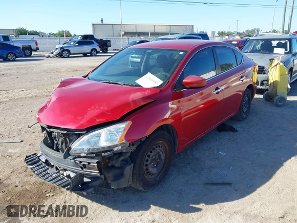 2014 Nissan Sentra S with VIN 3N1AB7AP1EL675968, listed as a IAAI auction lot 42026082 with 188,100 mi miles and . Bid and sale history available at DreamBid. Image 18.