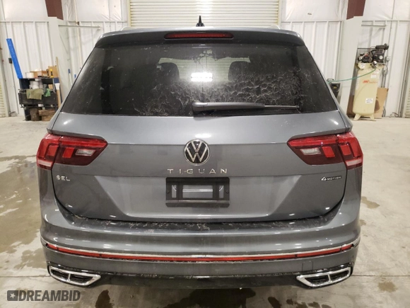 2024 Volkswagen Tiguan SEL R-Line with VIN 3VV4B7AX9RM154122, listed as a Copart auction lot 81941504 with 936 mi miles and Salvage Title. Bid and sale history available at carsss.com. Image 6.